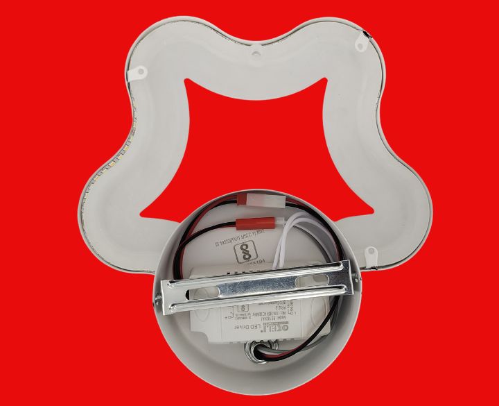 Goldstar LED Wall Light Acrylic Star (WL150) With LED Warm White Light-3